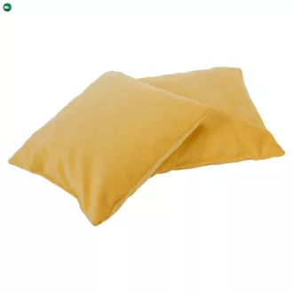 Összecsukható matrac/fotel, 2v1, sárga, PELOS
