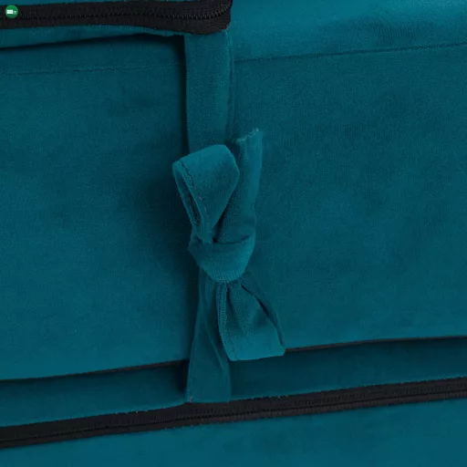 Összecsukható matrac/fotel, 2v1, petróleumzöld, PELOS