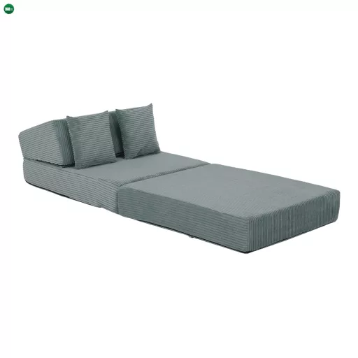 Összecsukható matrac/fotel, 2v1, mentol, PELOS