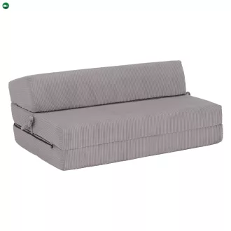 Összecsukható matrac/fotel, 2v1, szürke, VEDIS