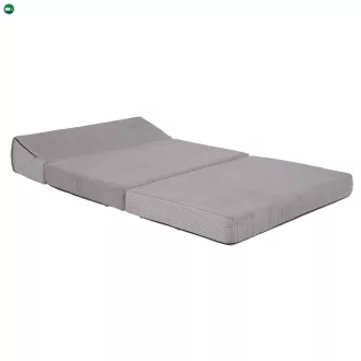 Összecsukható matrac/fotel, 2v1, szürke, VEDIS