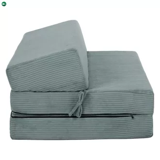 Összecsukható matrac/fotel, 2v1, mentol, VEDIS