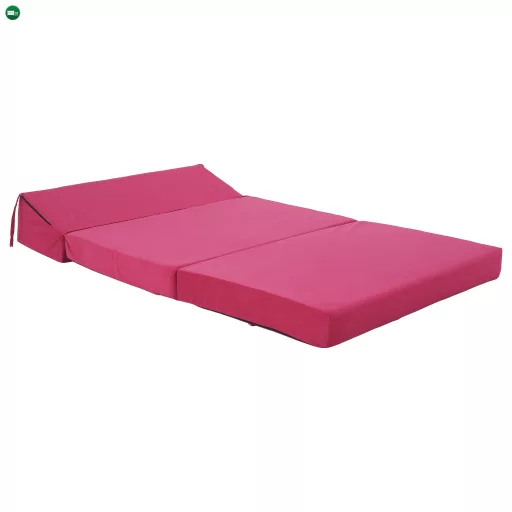 Összecsukható matrac/fotel, 2v1, rózsaszín magenta, VEDIS