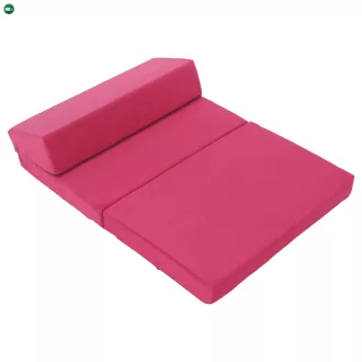   Összecsukható matrac/fotel, 2v1, rózsaszín magenta, VEDIS