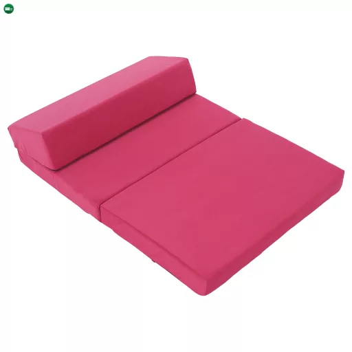 Összecsukható matrac/fotel, 2v1, rózsaszín magenta, VEDIS