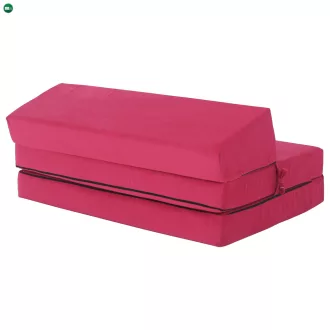   Összecsukható matrac/fotel, 2v1, rózsaszín magenta, VEDIS