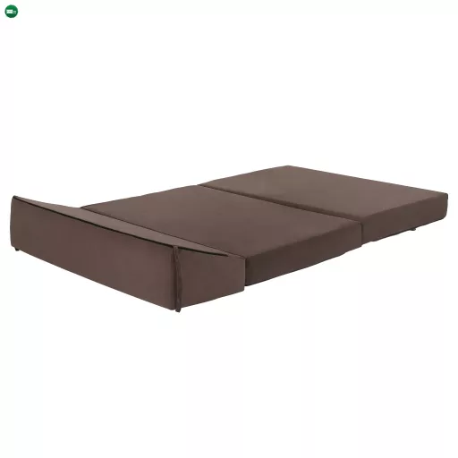 Összecsukható matrac/fotel, 2v1, barna Taupe, VEDIS