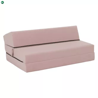 Összecsukható matrac/fotel, 2v1, rózsaszín, VEDIS