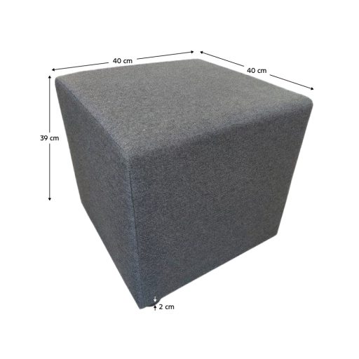 Zsámoly, Twist szövet, sötétszürke, REGOR