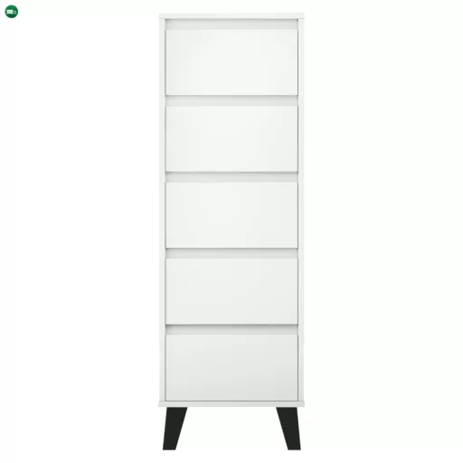 Komód, fehér, BOGAN 5S40
