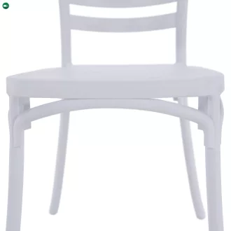 Rakásolható szék, fehér, SAVITO