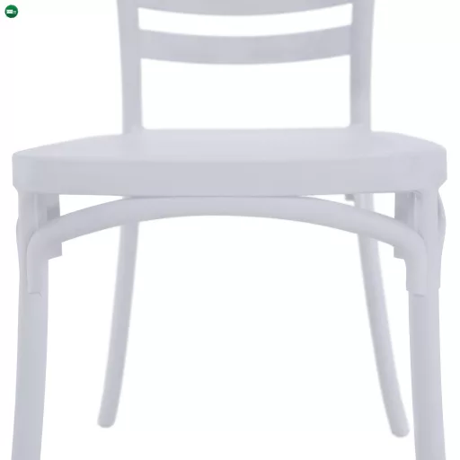 Rakásolható szék, fehér, SAVITO