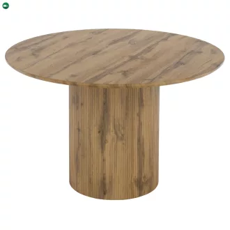 Étkezőasztal, tölgy, átmérő 120 cm, MAHIR TYP 2