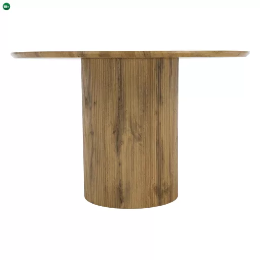 Étkezőasztal, tölgy, átmérő 120 cm, MAHIR TYP 2