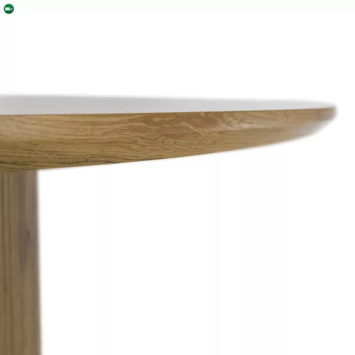 Étkezőasztal, tölgy, átmérő 120 cm, MAHIR TYP 2