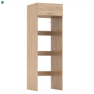   Szekrény mosógép és szárítógép fölé, artisan tölgy, JERGI