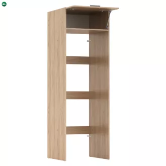   Szekrény mosógép és szárítógép fölé, artisan tölgy, JERGI