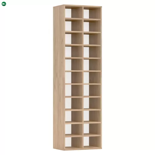 Magas polcállvány/cipőtartó, artisan tölgy, IGNO