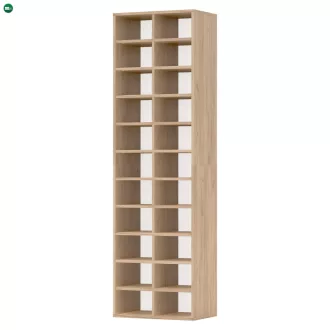 Magas polcállvány/cipőtartó, artisan tölgy, IGNO