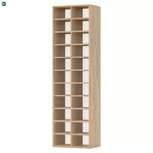 Magas polcállvány/cipőtartó, artisan tölgy, IGNO