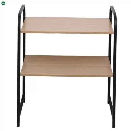 Polcállvány, fekete/barna, BAYAN