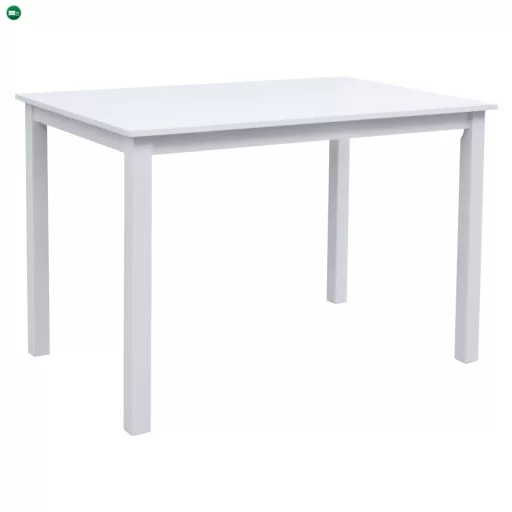 Étkezőgarnitúra 1+4, fehér/bézsesszürke, SOMIN