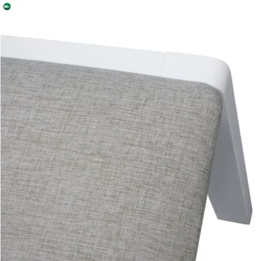 Étkezőgarnitúra 1+4, fehér/bézsesszürke, SOMIN