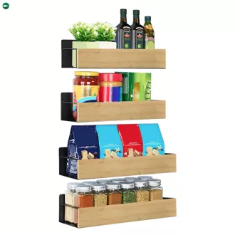 Polcok, 4 db, barna/fekete, ZOBER TYP 1