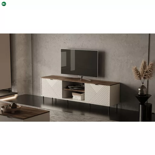 TV asztal, kasmír/castello tölgy, EYCO 2D/180