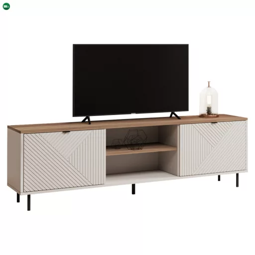 TV asztal, kasmír/castello tölgy, EYCO 2D/180