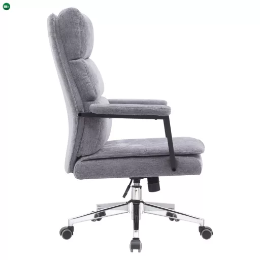 Irodai szék, szürke/króm, ZAVIER