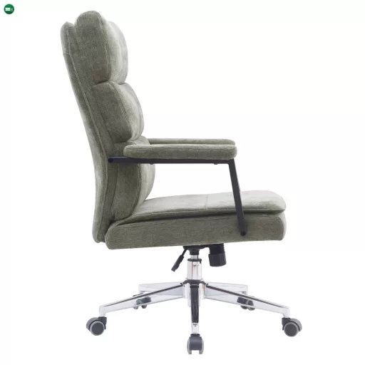 Irodai szék, zöld/króm, ZAVIER