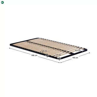 Ágyrács szilárd keretben, 120x200, fém ágyrács 2 NEW