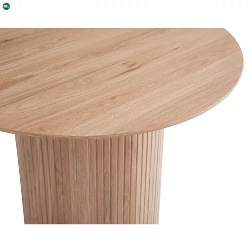 Étkezőasztal, tölgy, átmérő 100 cm, PAOLO