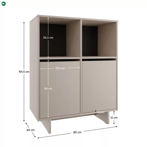 Komód, kasmír, STANDO STD05