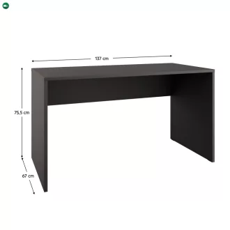 PC asztal, antracit, ADAPO ADP03