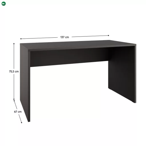 PC asztal, antracit, ADAPO ADP03