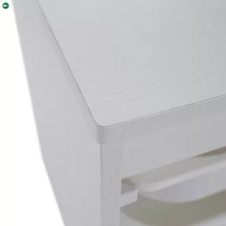 Rendszerező tárolódobozokkal, fehér, TRIMAL