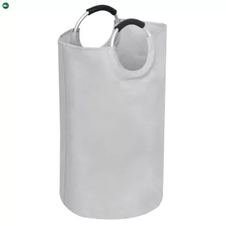 Szövet szennyestartó kosár, szürke, DARILO