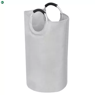 Szövet szennyestartó kosár, szürke, DARILO