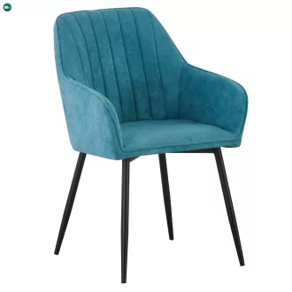 Design fotel, zöld/fekete, VAJRO