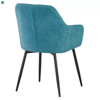 Design fotel, zöld/fekete, VAJRO