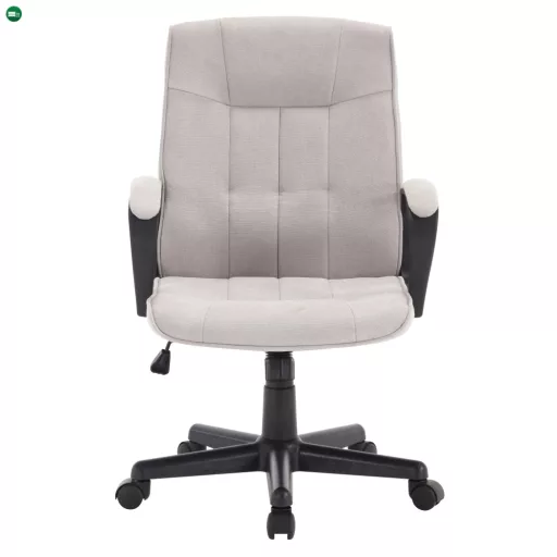 Irodai szék, világosszürke/fekete, LANDIS