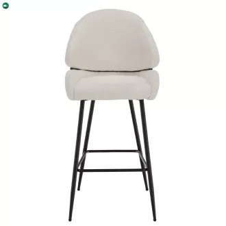 Bárszék, fehér/fekete, SANAKO TYP 2