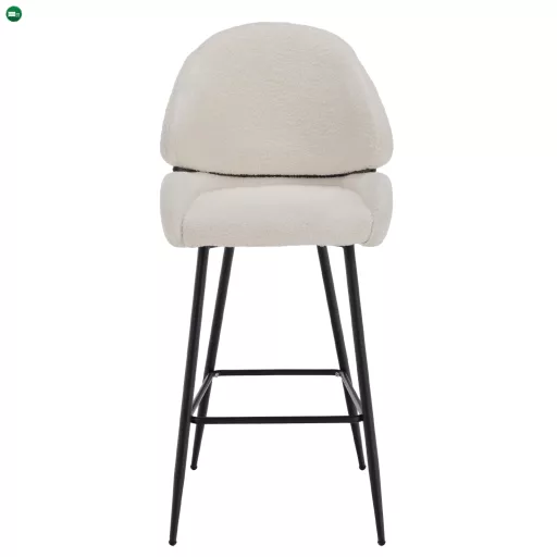 Bárszék, fehér/fekete, SANAKO TYP 2