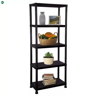 Polcállvány, fekete, ROMEN