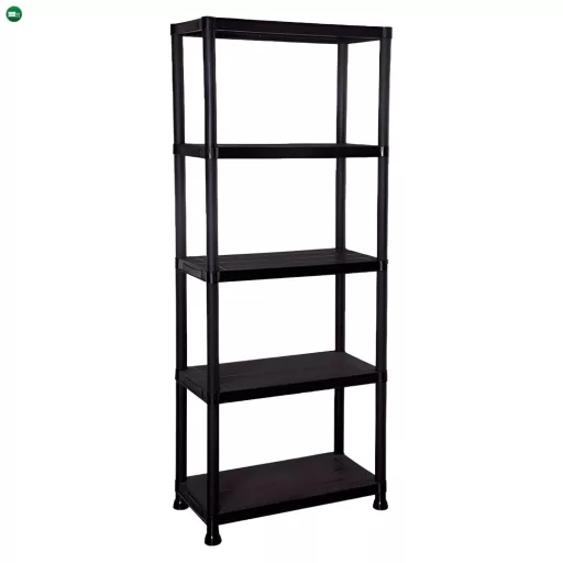 Polcállvány, fekete, ROMEN