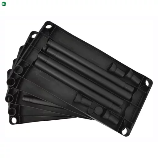 Polcállvány, fekete, ROMEN