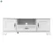 TV-asztal, alpesi fehér, KENTAK RTV2D1S