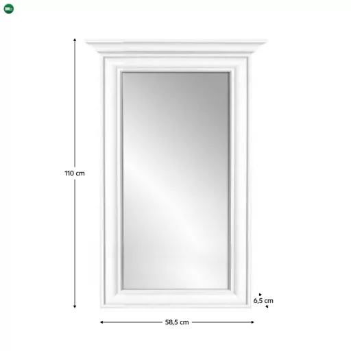 Tükör, alpesi fehér, KENTAK LUS50